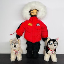 STEIFF HUSKY SET MIT MUSHER |