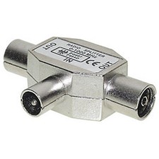 Radio Antennen Splitter Verteiler T Stück Weiche Adapter Kabel Koaxial Kupplung