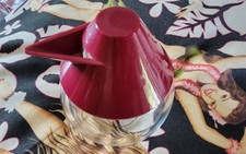 BMF * Design Zuckerstreuer / Milchkännchen Set * 60er/ 70er  Jahre *dkl. rot