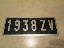 altes KFZ Kennzeichen MAURITIUS