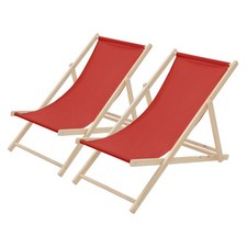 2er set liegestuhl strandliege - liegestuhl,