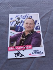 Klaus Schweiger Von Radio Arabella Autogrammkarte