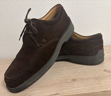 tod's schuhe herren derby gr. 42 o. 8 wildleder dunkelbraun
