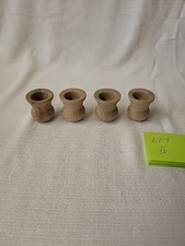 4 x Lichtertülle, Holztülle