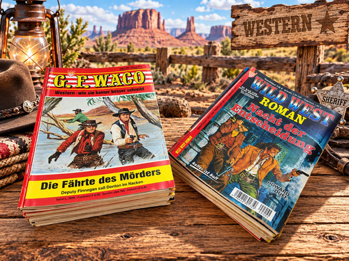 Westernromane romanhefte - 30,