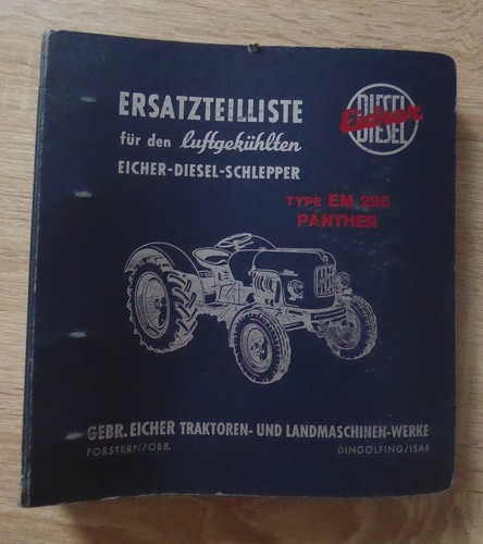 Eicher schlepper em295 panther - schlepper,