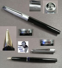 Pelikan 20 Füllfederhalter mit Silvexa Kappe BB Feder Kolbensystem