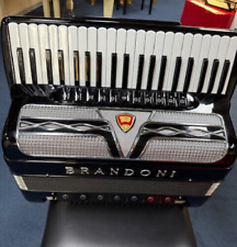 Brandoni Akkordeon 120 Bass, Schwarz