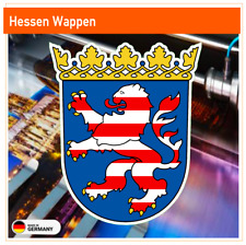 Hessen  Wappen - normale oder retroreflektierender Aufkleber