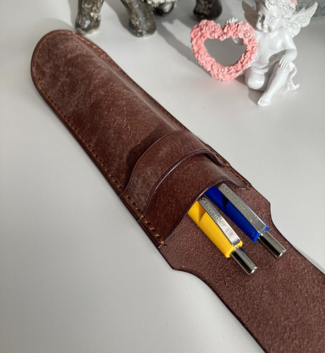 Leder etui für - für, füller