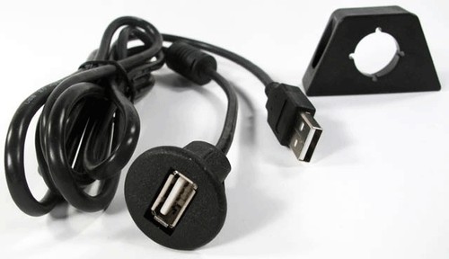 Usb einbaubuchse mit 2m - 2.0,