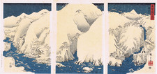 Hiroshige - Kiso-Gebirge im