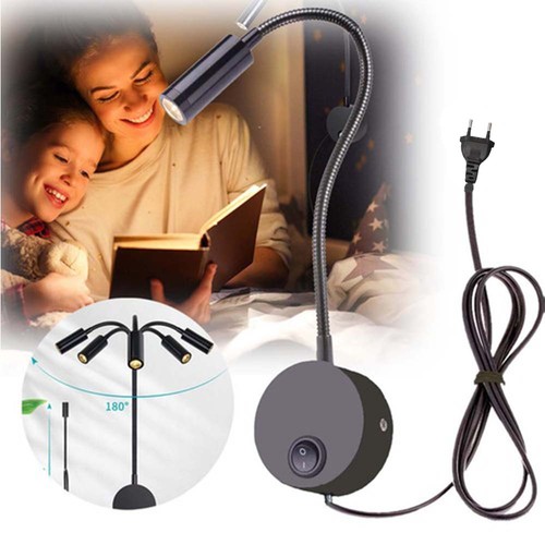 Led leselampe wandleuchte - 3w,