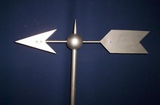 Wetterfahne, Windweiser, Edelstahl, Original Wetterfahnen Knirsch, Wetterhahn