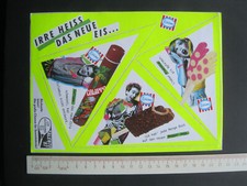 ESKIMO EIS Sticker Aufkleber von 1987 Werbung Reklame