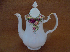 Royal Albert gr. Kaffeekanne - Old Country roses /  1,4 Liter - TOP-Zustand