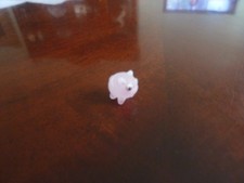 Lauscha Glasfigur Schweinchen Tierfigur Mundgeblasenes