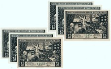 ?BITTERFELD ⚒ Braunkohle-Bergbau ⚒ Energie-Erzeugung ⚒ Notgeld-SERIE