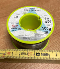 0,5 kG Silberlot, Lötzinn  Sn96Ag3 CU0,5 mm Lötbedarf