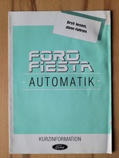 Ford Fiesta Automatik Kurzinformation 3/87
