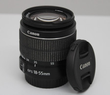 Canon Zoom Lens Objektiv EF-S 18-55mm 1:3.5-5.6 III Ø58mm MACRO 0.25m / 0.8ft