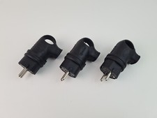 3 x Stecker Gummi mit Griff