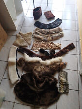 VINTAGE Mantelkragen Stulpen Echtpelz Lammfell u.a. 16 Teile aus Nachlass