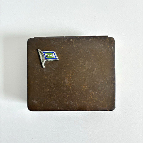 Antikes etui mit klappdeckel - antikes,