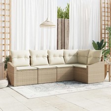 Gartensofa-set mit Kissen mit