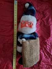 alter Weihnachtsmann, Wackelkopf,Pappe, Filz