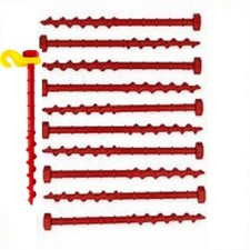 10 x ZELTHERINGE-WURMI