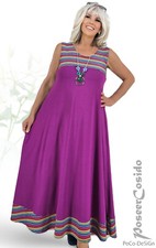 LAGENLOOK Sommer Top Ballon-Kleid cyclam 44 46 48 50 52 54 56 58 XL XXL XXXL