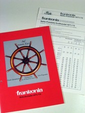 Selten! Katalog Preisliste 1971/72 Frankonia Schokoladenwerke Würzburg