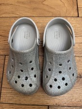 Crocs Silver Glitter Classic