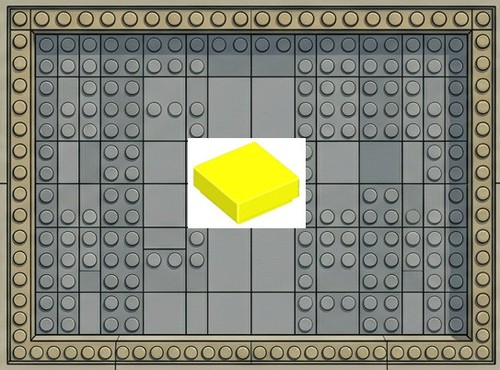 Lego 1x1 rundfliese - 1x1,