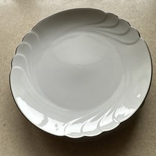 2 Seltmann Weiden Bavaria Germany Dessertteller Kuchenteller Goldrand Neuwertig