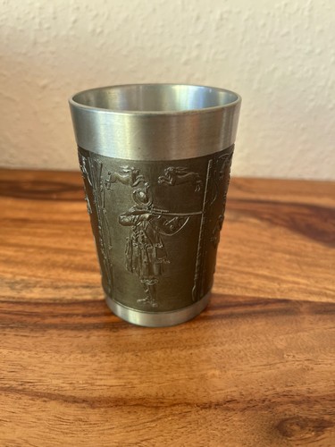 Zinn becher vintage - becher, ,