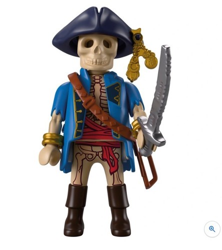 Playmobil figur pirat skelett - figur,