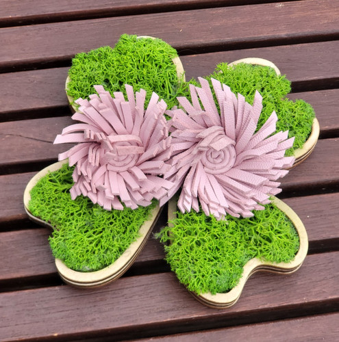 Handgemachte lederohrringe mit - handgemachte,