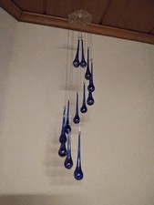 Mobile Windspiel Glas mungeblasen 60cm