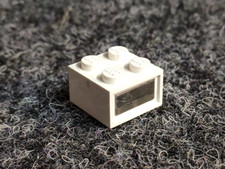 Lego 1 x 08010bc01 Lichtstein 12v weiß 2 x 2 mit drei 3 Stecklöchern