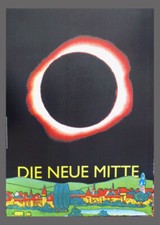 Die neue Mitte (SPD) 1999 Plakat Grafik Klaus Staeck 84x59 cm P987