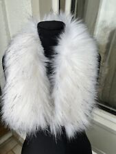 Damen Pelzkragen Pelzstreifen Für Kapuze Stola