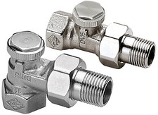 Heimeier Regutec Rücklaufverschraubung 3/8 - 1/2 -  3/4 Heizkörper Eck Durchgang