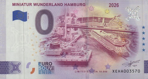 Euro schein miniatur - schein,