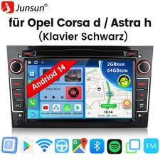 DAB+ Für Opel Astra H Corsa C D Meriva Zafira A B Autoradio 2+64G Android 14 SWC