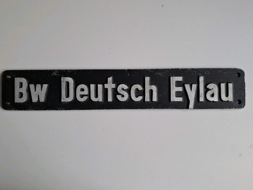 Schild lokschild bw - lokschild, "bw