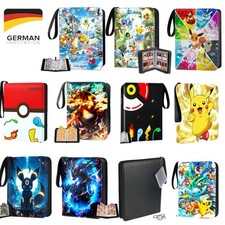 Sammelalbum Ordner Pokemon Karten 4/9 Pocket Sammelkarten Sammelmappe Geschenk