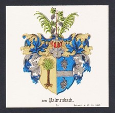 19.Jh. von Palmenbach Wappen