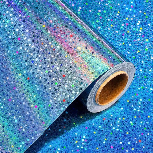 Geschenkpapier blau sterne - blau,